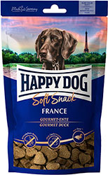 Happy Dog SoftSnack France с уткой для средних и крупных пород собак