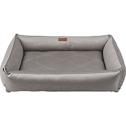 Harley and Cho Мягкий лежак с бортами Sofa Velour Gray Harley and Cho Мягкий лежак с бортами Sofa Velour Gray