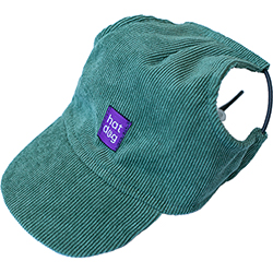 Hat-Dog Кепка з вельвету для собак, оливкова