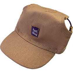 Hat-Dog Кепка з льону для собак, мокко