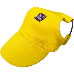 Hat-Dog Кепка з льону для собак, жовта