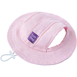 Hat-Dog Панама з льону для собак, рожева