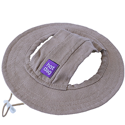 Hat-Dog Панама з льону для собак, банановий латте
