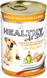Healthy Alldays Dog Pate Chicken With Carrots Cans