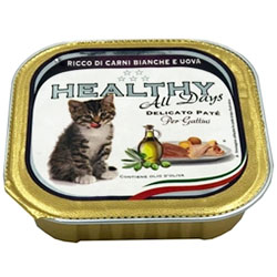 Healthy Alldays Cat Pate White Meat With Eggs Kitten 