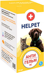 Helpet Антигельм-ВС Суспензія для котів і собак
