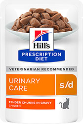 Hill's PD Feline S/D Chicken Pouches