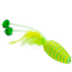 Hippie Pet Мишка з пір'ям для котів