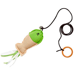 Hippie Pet Игрушка-дразнилка с рыбкой для кошек