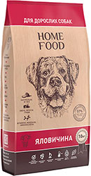 Home Food Premium с говядиной для взрослых собак средних пород