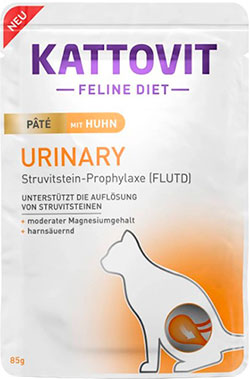 Kattovit Veterinary Feline Diet Urinary Chicken Pate