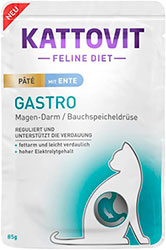 Kattovit Veterinary Feline Diet Gastro Duck Pate