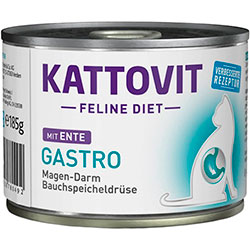 Kattovit Veterinary Feline Diet Gastro Duck