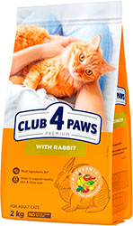 Клуб 4 лапи Premium з кроликом для дорослих котів
