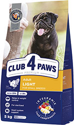 Клуб 4 лапы Premium Light для взрослых собак малых пород