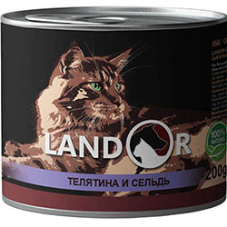 LANDOR Cat Ageing Veal & Herring