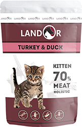 LANDOR Kitten Turkey & Duck Pouches