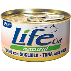LifeCat Тунец с камбалой для кошек