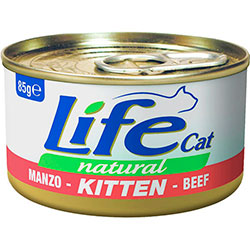 LifeCat Куряче філе з яловичиною для кошенят