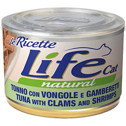 LifeCat le Ricette Тунец с креветками и мидиями для кошек