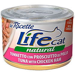 LifeCat le Ricette Тунец с куриной ветчиной для кошек