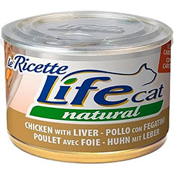 LifeCat le Ricette Куриное филе с печенью и морковью для кошек