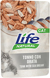 LifeCat Тунець з дорадо в желе для котів, пауч
