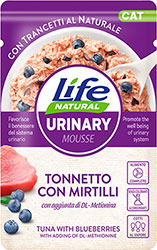 LifeCat Urinary Mousse Тунець із чорницею для котів, пауч