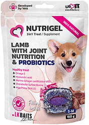 LK Baits Pet Nutrigel Marine Collagen Функціональні ласощі з морським колагеном для суглобів для собак середніх порід