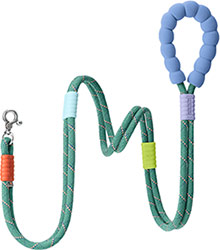 Maogoublue Marshmallow Plus Мотузковий повідець "Chartreuse Green" для собак