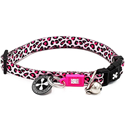 Max & Molly Smart ID Нашийник "Leopard Pink" для котів