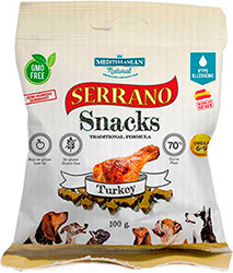 Mediterranean Natural Serrano Snacks Dog Adult Turkey