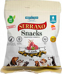 Mediterranean Natural Serrano Snacks Dog Adult Lamb