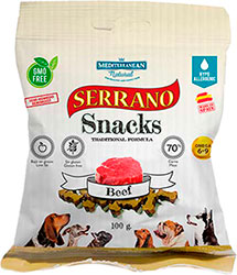 Mediterranean Natural Serrano Snacks Dog Adult Beef