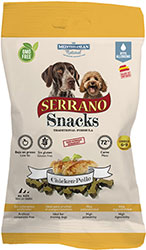 Mediterranean Natural Serrano Snacks Dog Adult Chicken