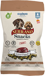 Mediterranean Natural Serrano Snacks Dog Adult Liver