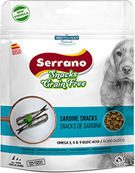 Mediterranean Natural Serrano Snacks Grain Free Dog Adult Sardine