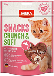 Mera Snacks Crunch & Soft Cat Adult Salmon (Lachs)
