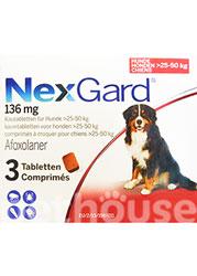 Merial Таблетки от блох и клещей для собак весом от 25 до 50 кг
