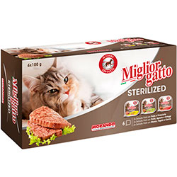 Migliorgatto Sterilized Pate Mix Набор паштетов для кошек