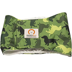 Misoko Многоразовый подгузник "Камуфляж" для кобелей