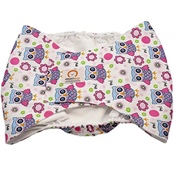 Misoko Многоразовый подгузник "Совы" для кобелей