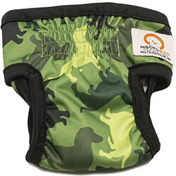 Misoko Многоразовый подгузник "Камуфляж" для собак