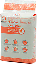 Misoko Пеленки "Щенки и косточки" с ароматом персика для собак Misoko Пеленки "Щенки и косточки" с ароматом персика для собак
