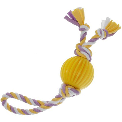 Misoko Latex Іграшка "М’яч з мотузочками" для собак