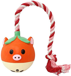 Misoko Latex Іграшка "Яблуко на мотузці" для собак