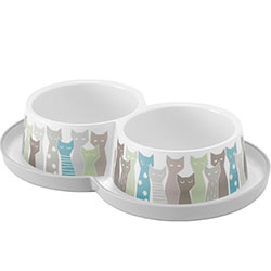 Moderna Двойная миска для кошек 