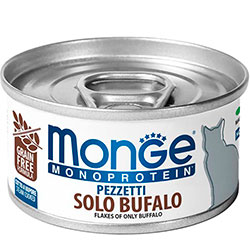 Monge Monoprotein Cat Solo Flakes of Buffalo