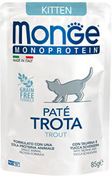 Monge Monoprotein Kitten Pate Trout