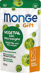 Monge Gift Cat Vegetal Microalgae Натуральный топпинг с микроводорослями для кошек